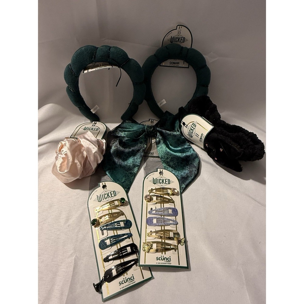 Wicked x Conair Hair Accessories 7 Piece Bundle New